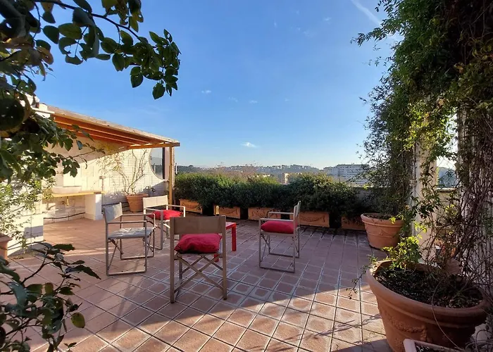Beautiful Loft In Ponte Milvio With Terrace Apartamento