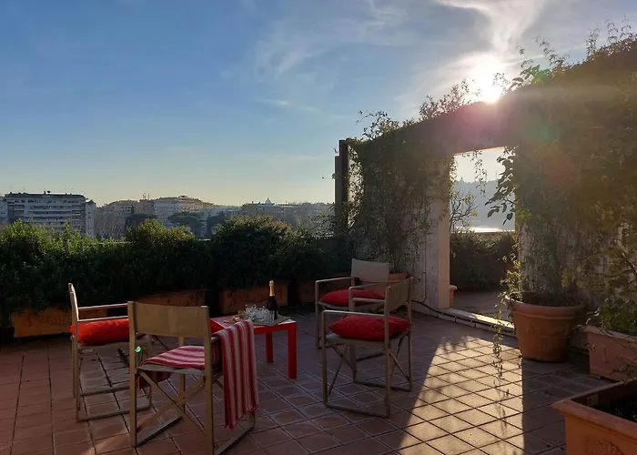 Beautiful Loft In Ponte Milvio With Terrace Apartamento *