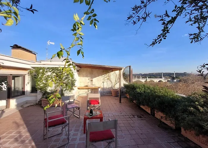 Beautiful Loft In Ponte Milvio With Terrace Daire *