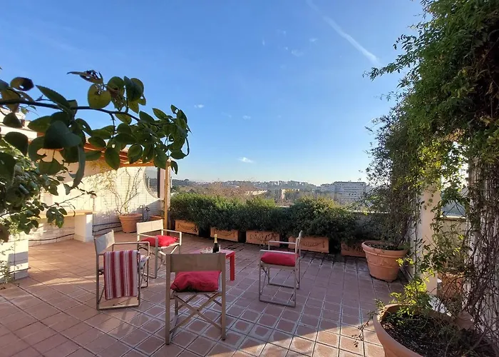 Beautiful Loft In Ponte Milvio With Terrace Apartamento