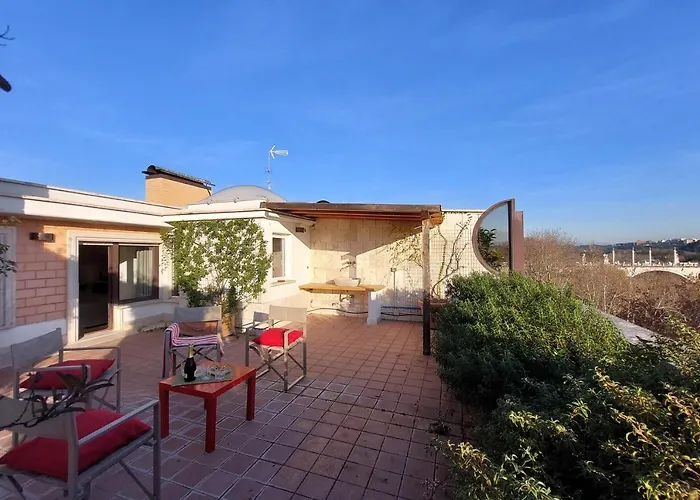 Beautiful Loft In Ponte Milvio With Terrace * Roma