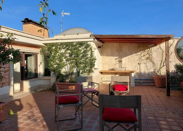 Beautiful Loft In Ponte Milvio With Terrace Apartamento Roma