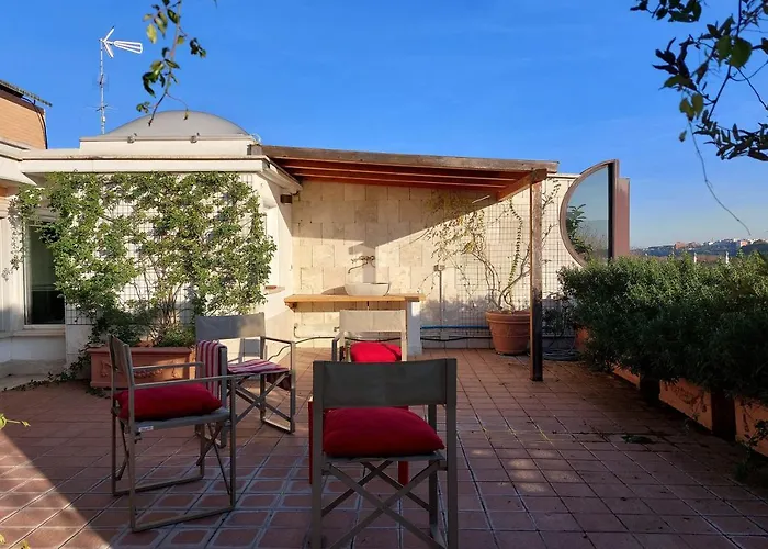 Beautiful Loft In Ponte Milvio With Terrace Apartamento *