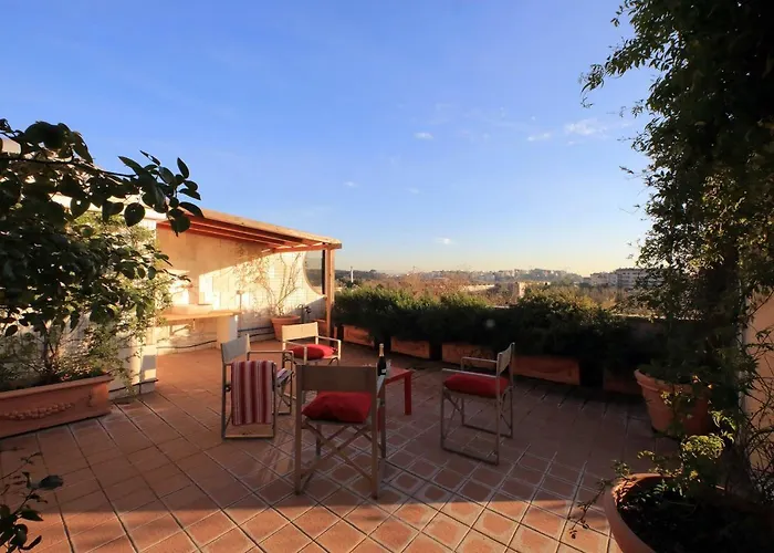 Beautiful Loft In Ponte Milvio With Terrace Apartamento