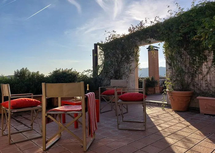 Beautiful Loft In Ponte Milvio With Terrace Daire